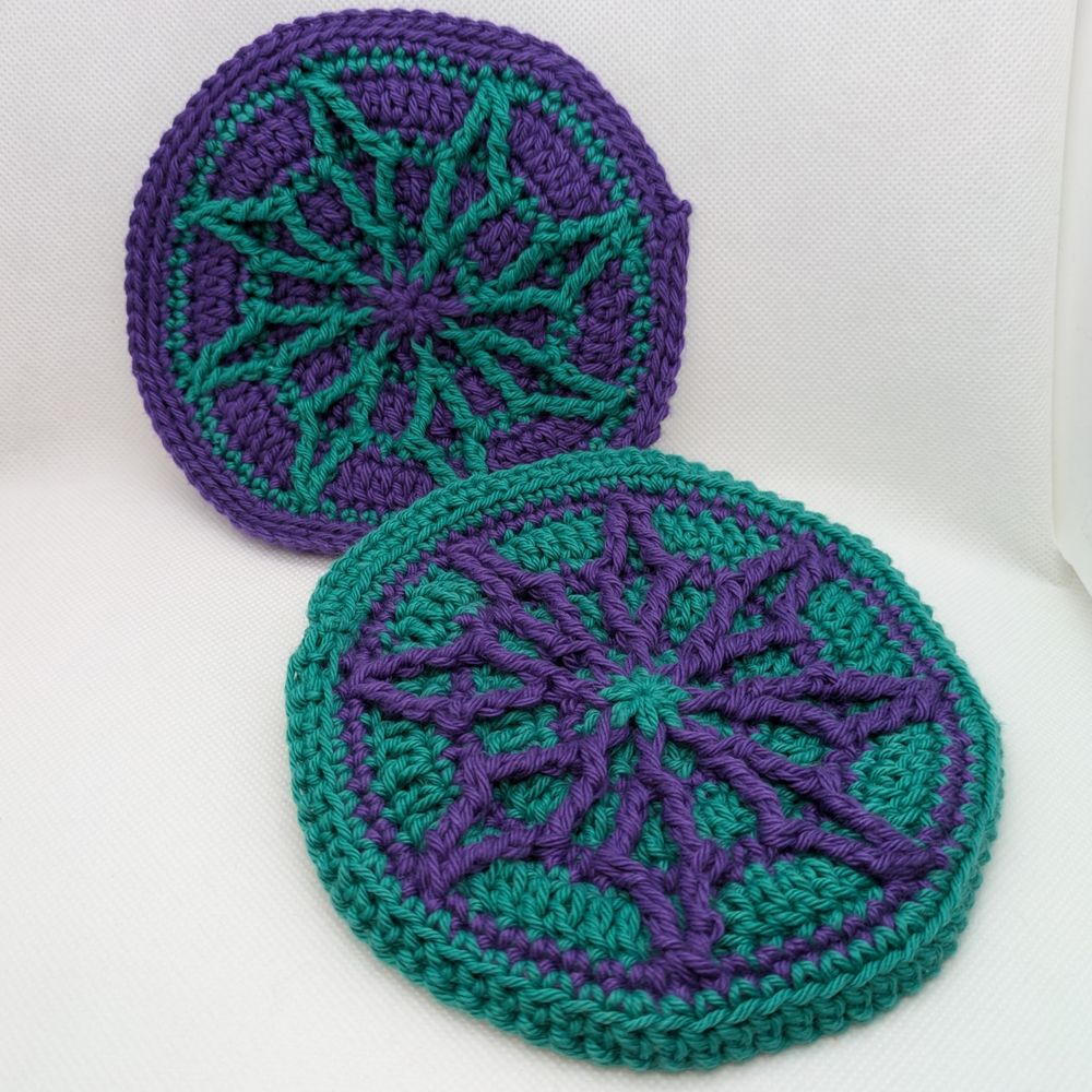 Crystal Dreams Decorative Coasters (Set of 2)